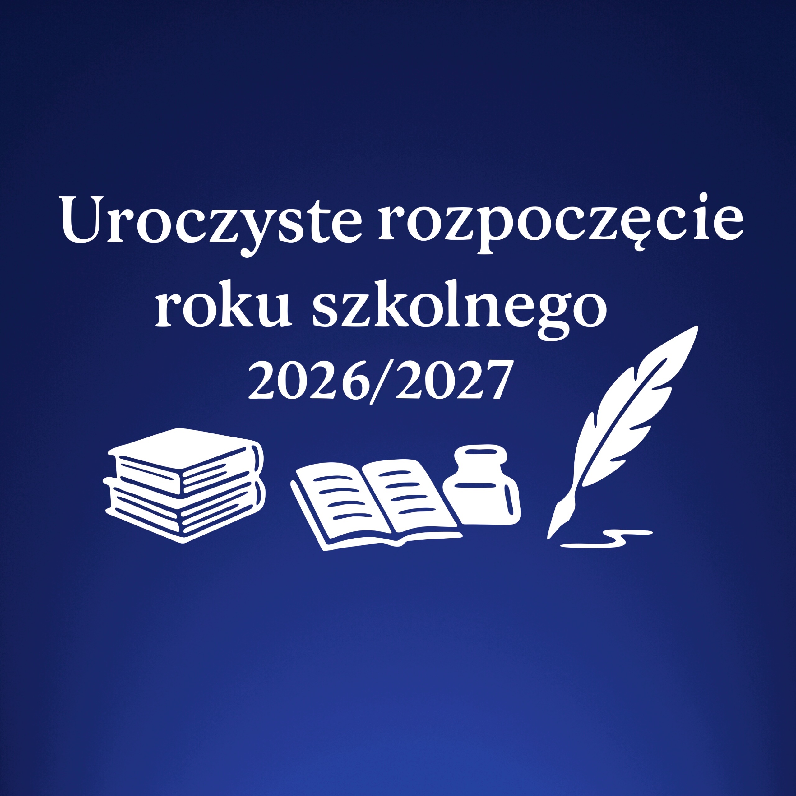 dekoracja szkolna rozpoczecie roku szkolnego pioro z kalamarzem