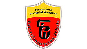 Certyfikat Varsavianistyczna Szkoła przyznany przez Towarzystwo Przyjaciół Warszawy