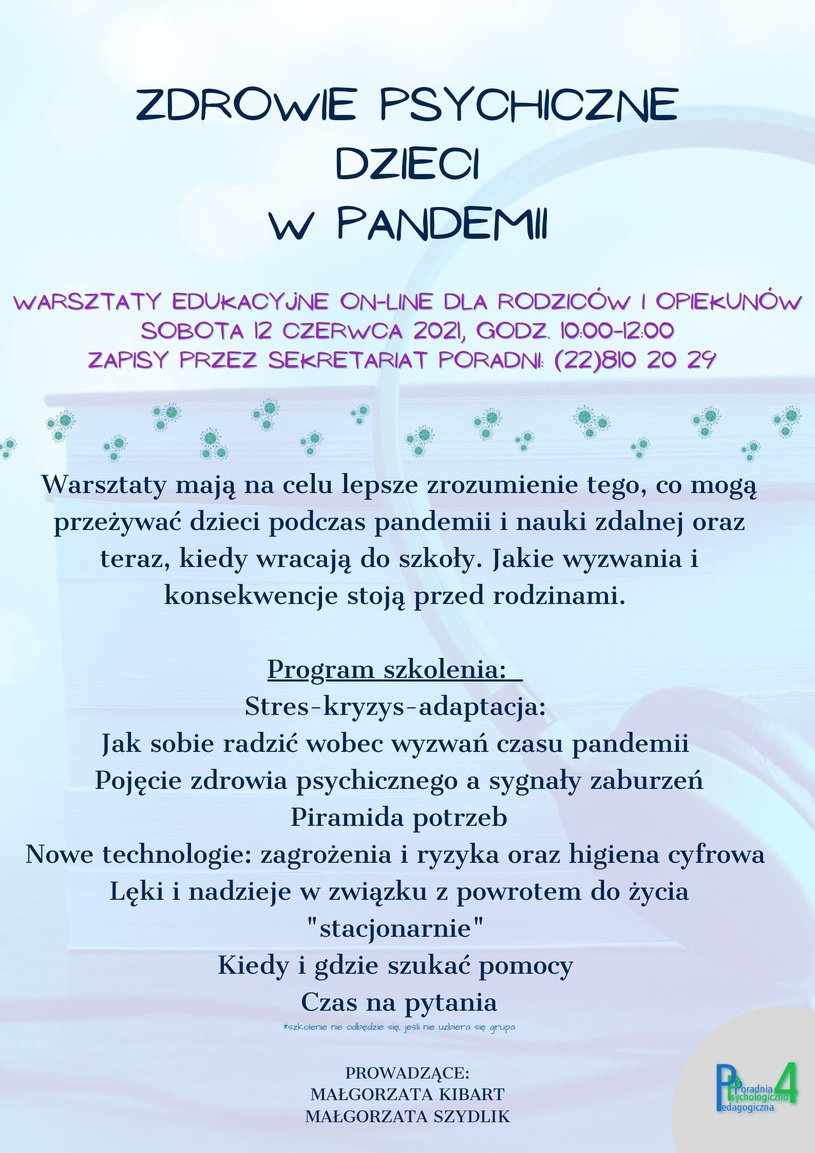 plakat ii edycja zdrowie psychiczne w pandemii